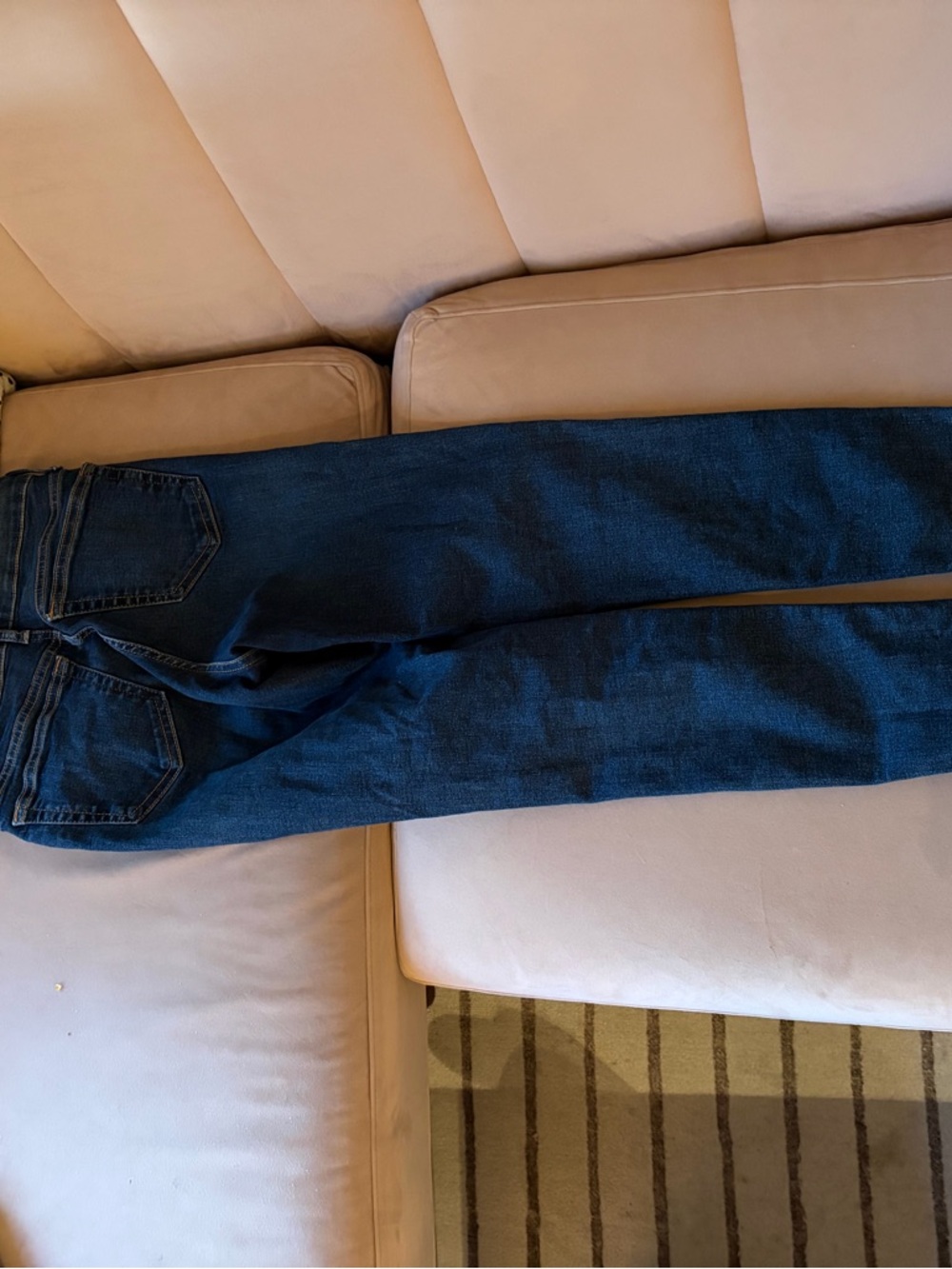 Topshop Dark Blue Slim Straight Men’s Jeans